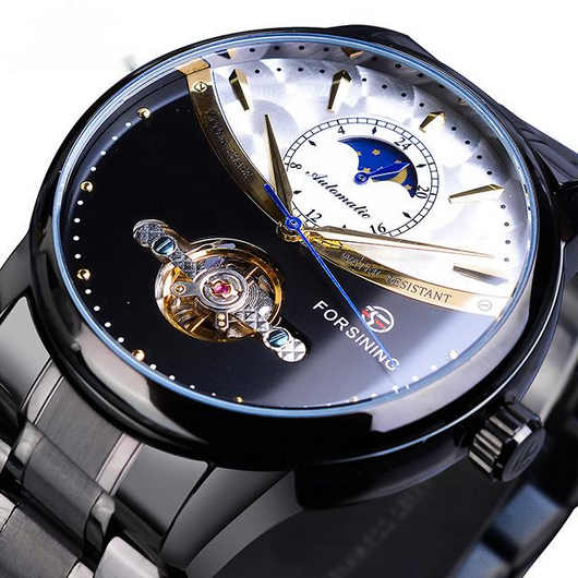 Reloj Automático Multifunción Tourbillon para Hombre - Elegancia y Precisión - Image 15