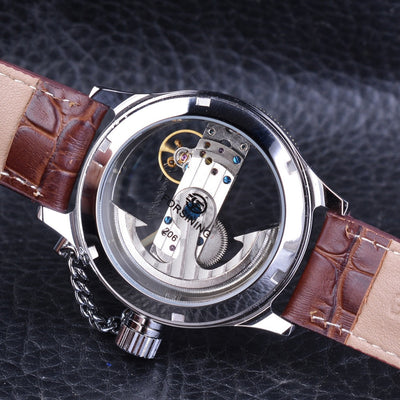 Reloj Mecánico Automático Resistente al Agua con Esfera Doble - Image 9