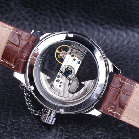 Reloj Mecánico Automático Resistente al Agua con Esfera Doble - Image 9