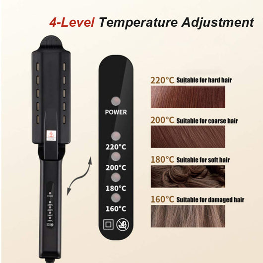 Plancha de Vapor para Cabello sin Daño - Alineador Profesional U.S. Standard - Image 6
