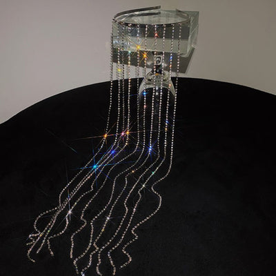 Diadema Brillante con Borla de Diamantes - Accesorio de Cabello Personalizado - Image 2