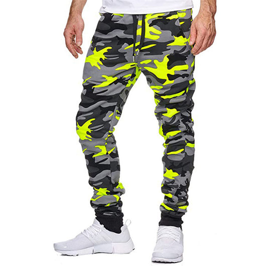 Pantalones Deportivos Camuflaje Cintura Media Elásticos Estampados - Image 12