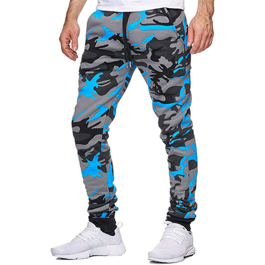 Pantalones Deportivos Camuflaje Cintura Media Elásticos Estampados - Image 4