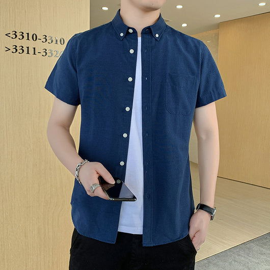 Camisa Slim Fit Estilo Coreano para Hombre - Image 13