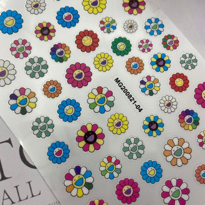 Stickers de Uñas Transparentes Autoadhesivos Girasol Murakami - Diseño Septiembre - Image 10