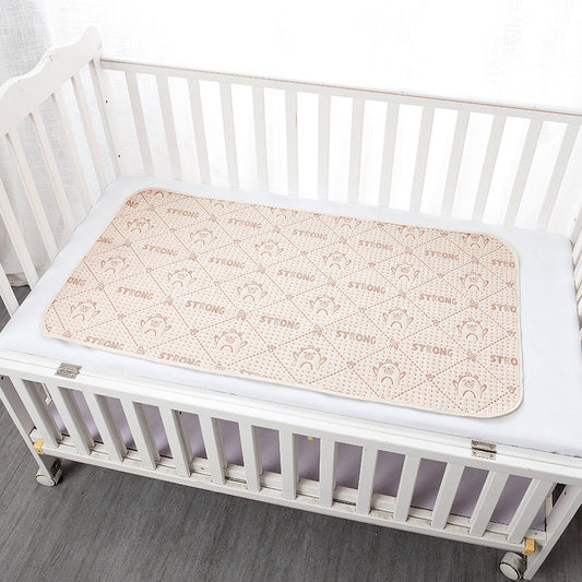 Almohadilla Absorbente Grande de Algodón para Bebé - Impermeable y Lavable