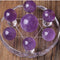 Arreglo de Siete Estrellas en Amatista Natural - Esfera de Cristal Decorativa