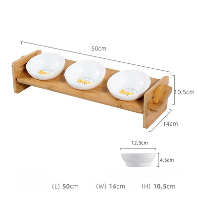 Comedero Antivuelco para Gatos - Mesita Elevada Segura - Image 3