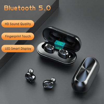 Auriculares Bluetooth B5 TWS 5.0 con Pantalla Digital y Sonido Estéreo Binaural - Image 9