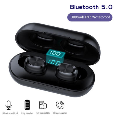 Auriculares Bluetooth B5 TWS 5.0 con Pantalla Digital y Sonido Estéreo Binaural - Image 3