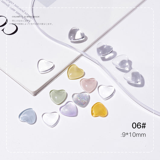 Carta de Colores Vidrio Transparente para Nail Art Diseños Ovalados - Image 8