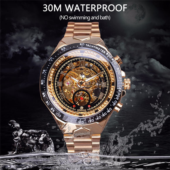 Reloj Mecánico Impermeable con Puntero Luminoso