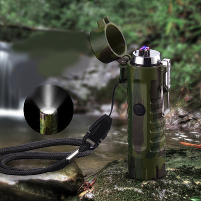 Encendedor USB Recargable con Brújula para Aventuras al Aire Libre - Image 16