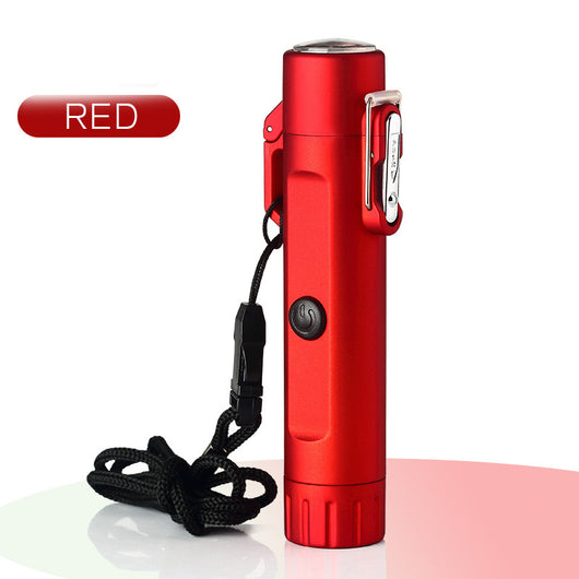 Encendedor USB Recargable con Brújula para Aventuras al Aire Libre - Image 7