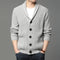 Cardigan Tejido para Hombre con Solapa Elegante