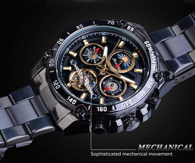 Reloj Automático Tourbillon Multifuncional Resistente al Agua - Image 11