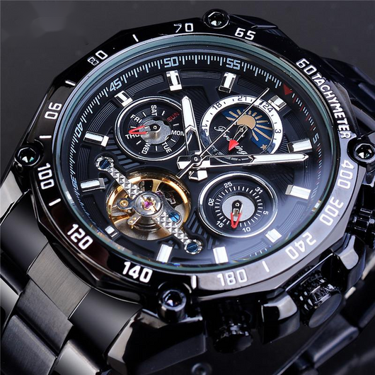 Reloj Automático Tourbillon Multifuncional Resistente al Agua - Image 4
