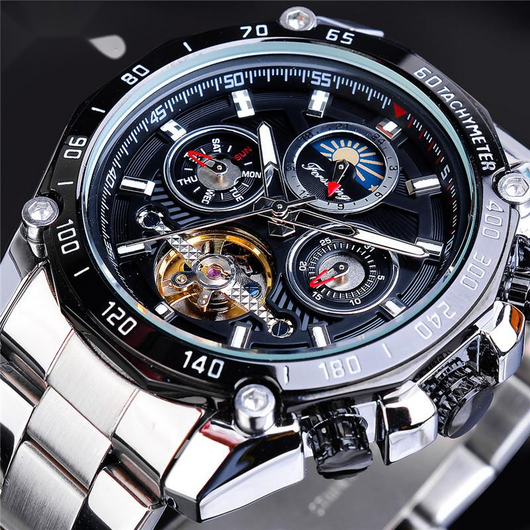 Reloj Automático Tourbillon Multifuncional Resistente al Agua - Image 5