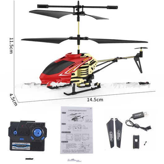 Helicóptero de Aleación Resistente a Caídas con Control Remoto para Niños - Image 8