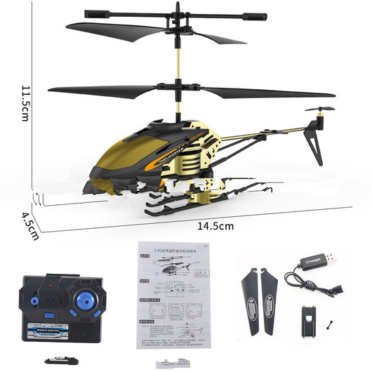 Helicóptero de Aleación Resistente a Caídas con Control Remoto para Niños - Image 9