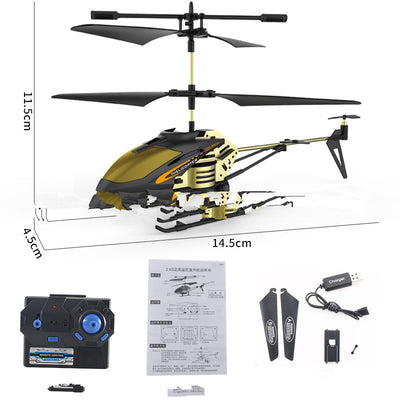 Helicóptero de Aleación Resistente a Caídas con Control Remoto para Niños - Image 3