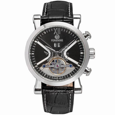 Reloj Automático Flywheel para Hombre con Correa de Cuero - Image 2