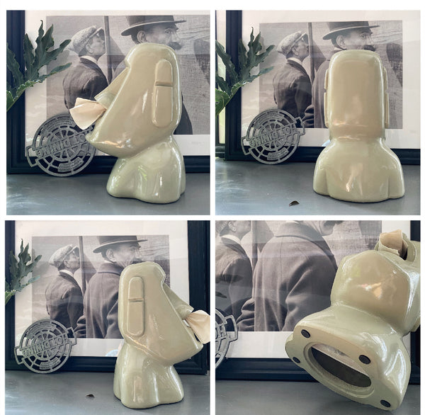 Dispensador de Pañuelos Estatua de Piedra Estilo Retro Coreano