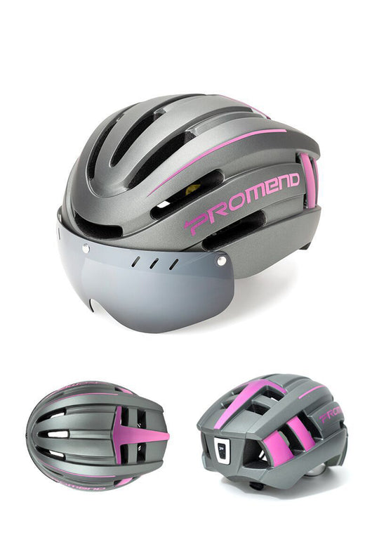 Casco Integral para Bicicleta de Montaña con Luz LED de Advertencia - Image 4