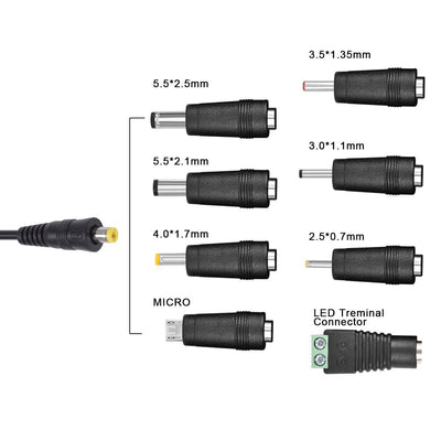 Adaptador de Potencia Ajustable 30W Multifunción para Fuentes Conmutadas y Luces LED - Image 17