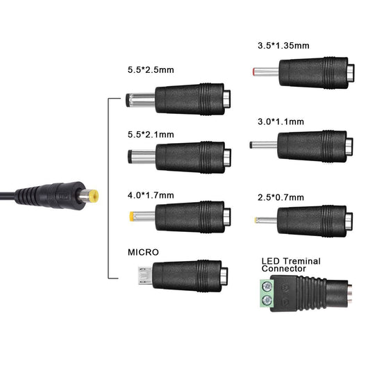 Adaptador de Potencia Ajustable 30W Multifunción para Fuentes Conmutadas y Luces LED - Image 17