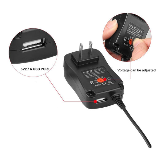 Adaptador de Potencia Ajustable 30W Multifunción para Fuentes Conmutadas y Luces LED - Image 19
