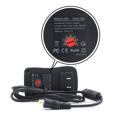 Adaptador de Potencia Ajustable 30W Multifunción para Fuentes Conmutadas y Luces LED - Image 27