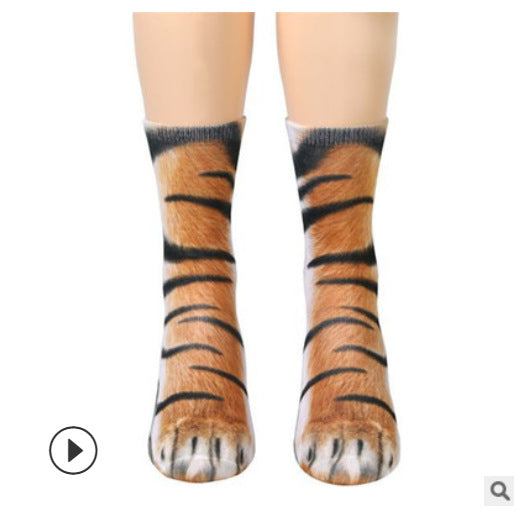 Calcetines Infantiles con Diseño 3D de Patas de Animales - Image 15
