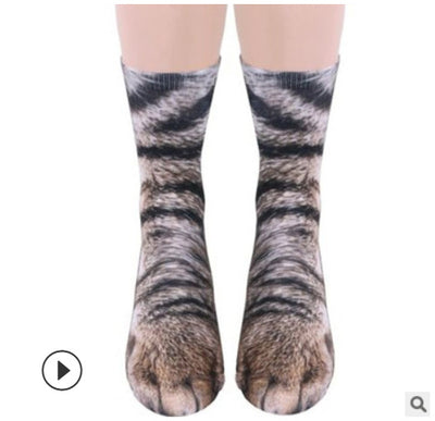 Calcetines Infantiles con Diseño 3D de Patas de Animales - Image 17