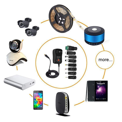 Adaptador de Potencia Ajustable 30W Multifunción para Fuentes Conmutadas y Luces LED - Image 9