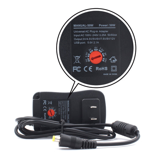 Adaptador de Potencia Ajustable 30W Multifunción para Fuentes Conmutadas y Luces LED - Image 13