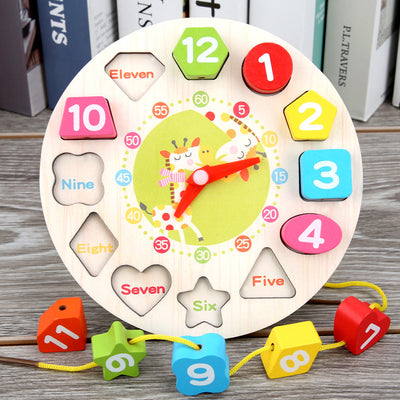 Reloj Educativo de Formas y Cuentas para Desarrollo Cognitivo Digital