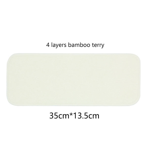 Pañales Lavables de Fibra de Bambú Puro - Absorbentes y Reutilizables