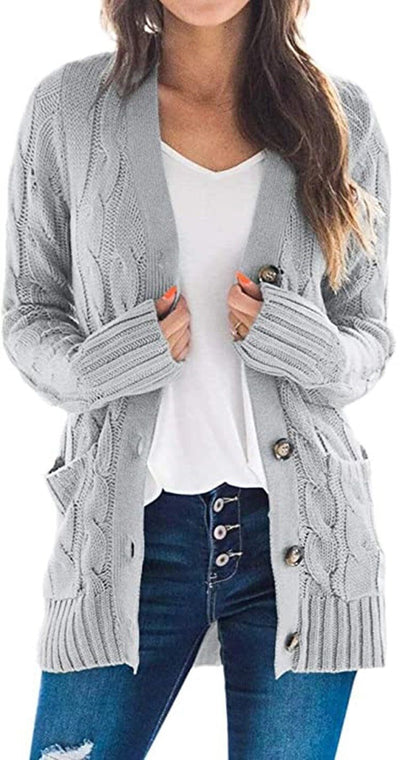 Cardigan Tejido de Largo Medio - Comodidad y Estilo - Image 21