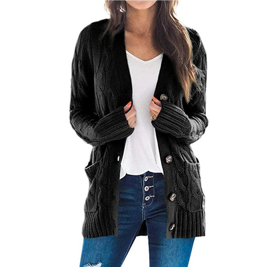 Cardigan Tejido de Largo Medio - Comodidad y Estilo - Image 15