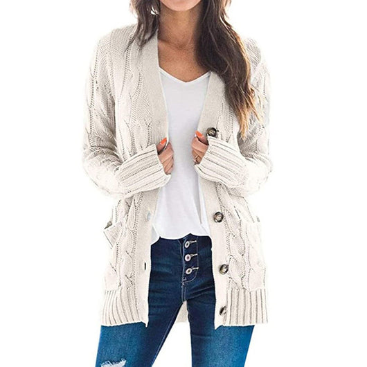 Cardigan Tejido de Largo Medio - Comodidad y Estilo - Image 16