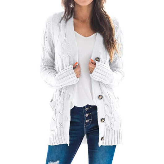 Cardigan Tejido de Largo Medio - Comodidad y Estilo - Image 19
