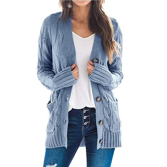 Cardigan Tejido de Largo Medio - Comodidad y Estilo