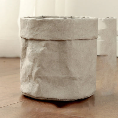 Cesta de Almacenamiento Kraft Vintage para Escritorio - Image 20