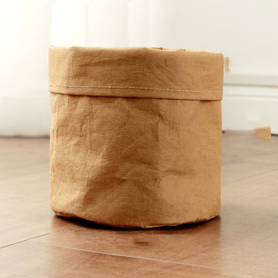 Cesta de Almacenamiento Kraft Vintage para Escritorio - Image 18