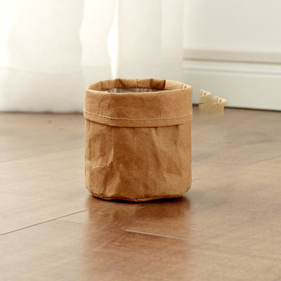 Cesta de Almacenamiento Kraft Vintage para Escritorio - Image 2