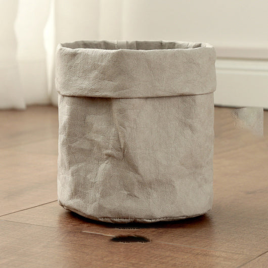 Cesta de Almacenamiento Kraft Vintage para Escritorio - Image 6
