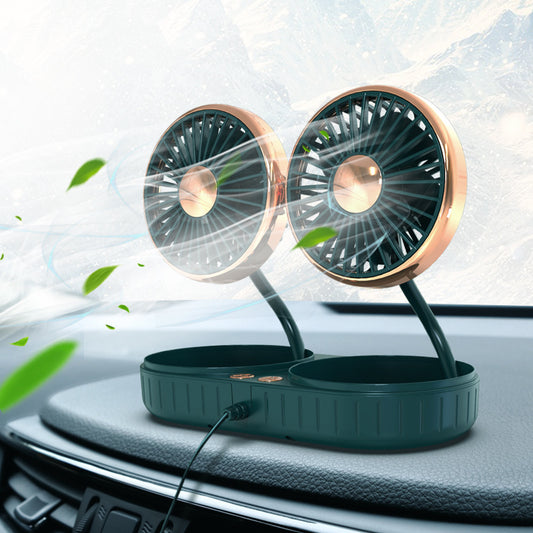 Ventilador Dual USB para Auto - Accesorios Automotriz Innovadores