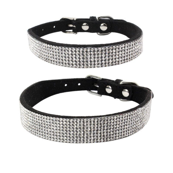 Collar para Mascotas con Brillantes de Microfibra Resistente - Image 2