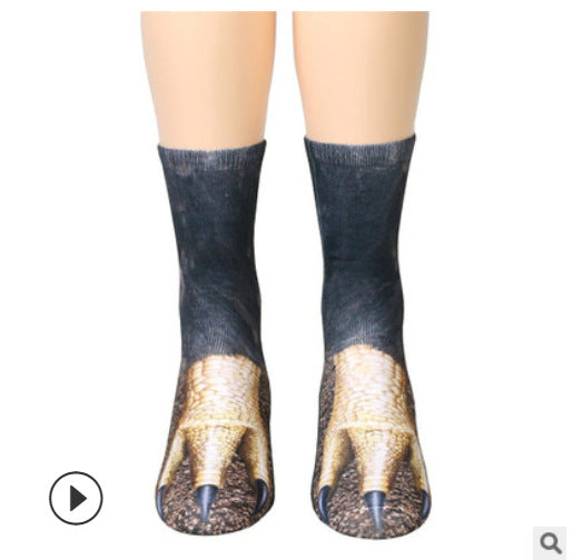 Calcetines Infantiles con Diseño 3D de Patas de Animales - Image 2